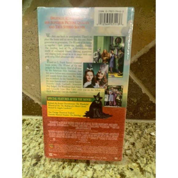 Rare. The Wizard of Oz VHS 2002 Unopened sealed NIB - Picture 3 of 7